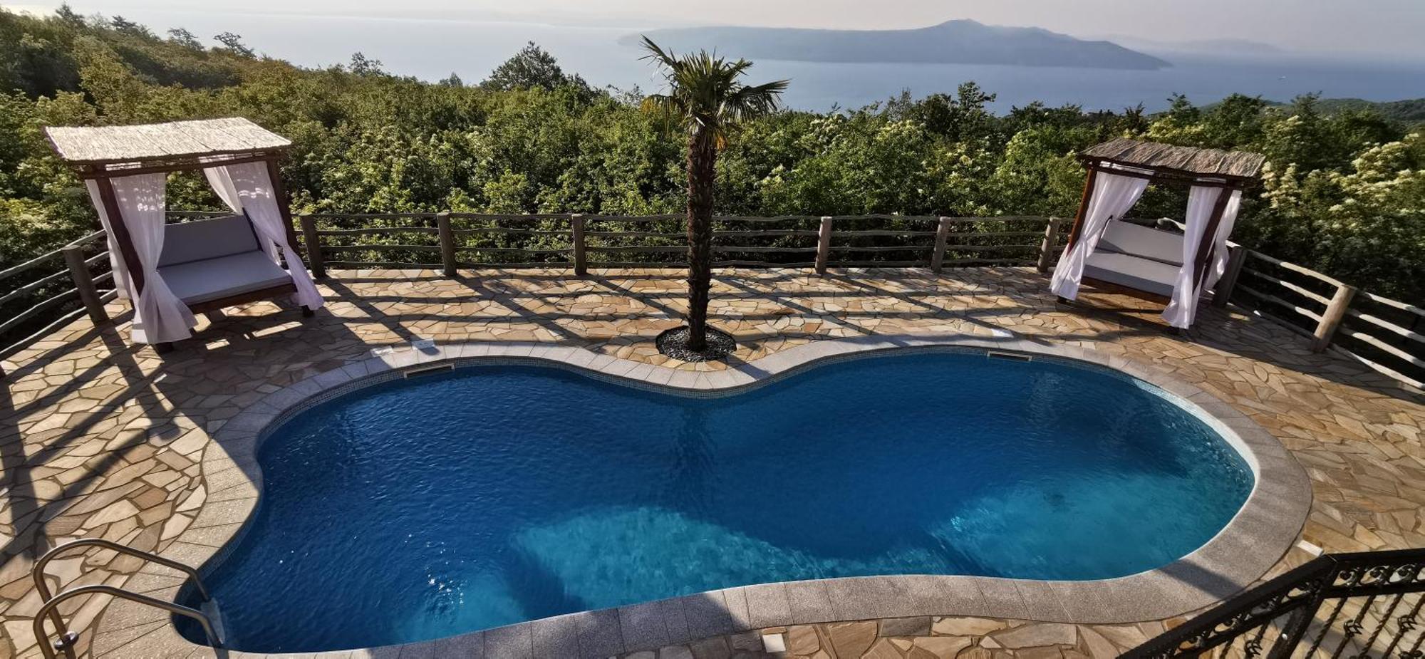 Villa Bora Moscenicka Draga Bed&Breakfast モスチャニッセ エクステリア 写真